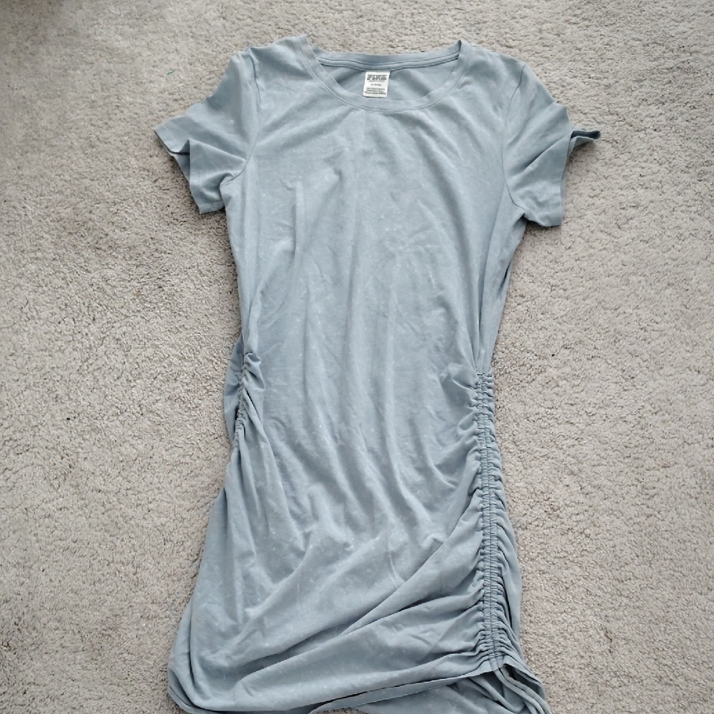 PINK Victoria's Secret Sky Blue Dress Tee